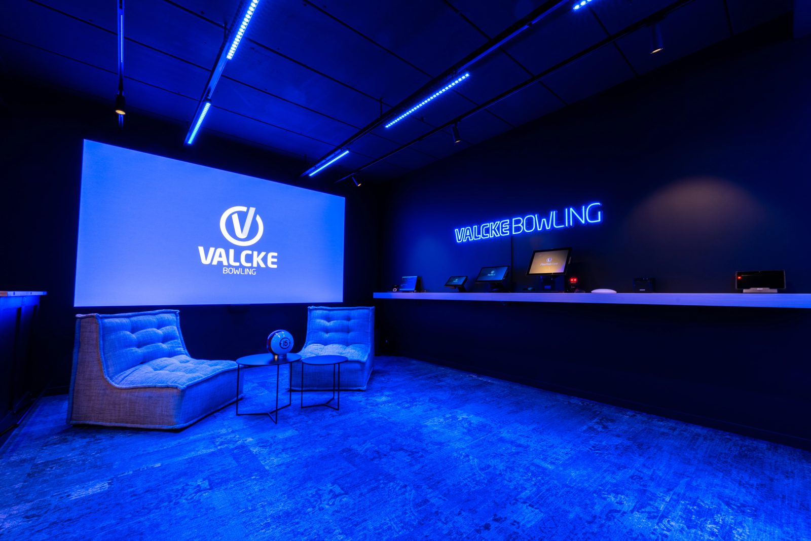 Valcke Bowling experience room